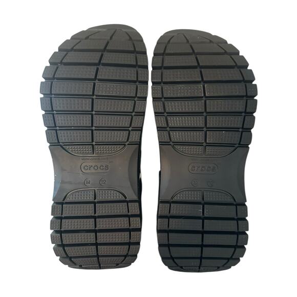 Mens SZ 12 Platform Crocs With Gems - Picture 3 of 3